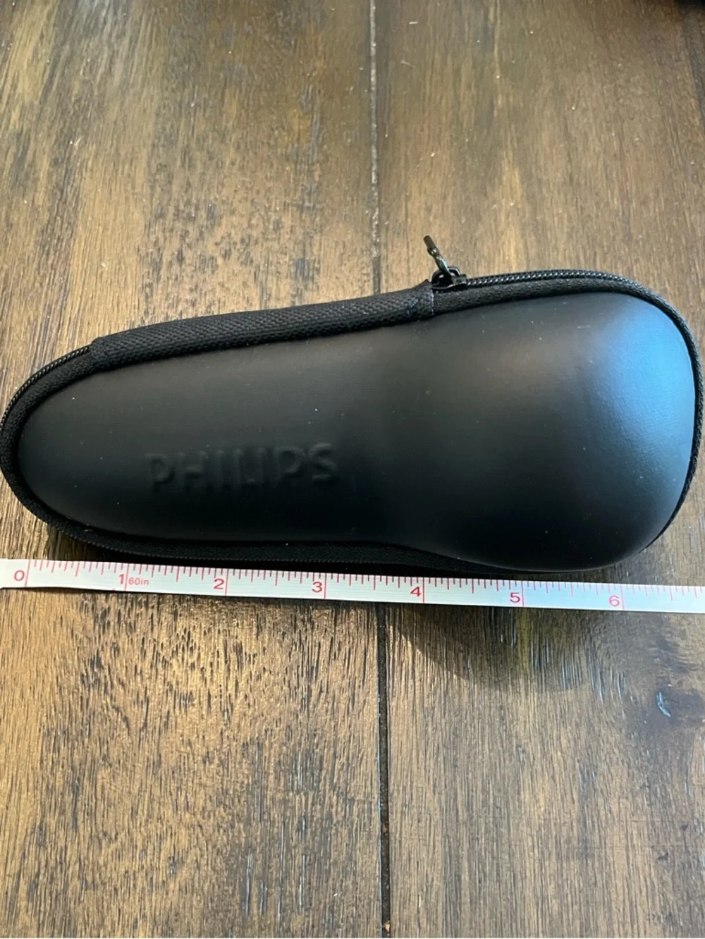 Philips Norelco Electric Razor / Shaver Zipper Travel Hard Case: Black